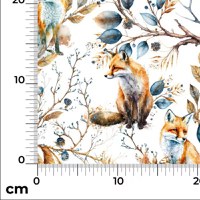 Paturica din catifea neteda si bumbac, 100 x 75 cm, Little Amy, Vulpea Bej - 3
