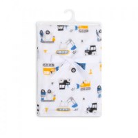 Paturica din fleece pentru bebelusi model autovehicule - 5