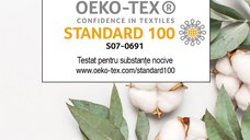 Paturica din muselina, bumbac organic, MiniMini, 130 x 130 cm, Camel