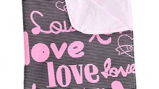 Paturica dubla de vara Junior DeLuxe 100x135 cm Love