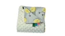 Paturica Minky pentru copii 75x75 cm K-644 Lemon