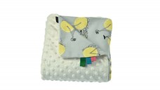 Paturica Minky pentru copii 75x75 cm K-644 Lemon