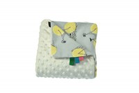 Paturica Minky pentru copii 75x75 cm K-644 Lemon - 1