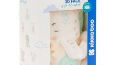 Paturica moale 75x100 cm KikkaBoo Baby blanket 3D Elephant Time