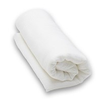 Paturica moale bebe New Baby 80x100 cm din muselina White - 1