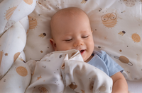 Paturica pentru copii Nature Bambus by Amy cu doua fete 100x70cm + Cadou Rucsacel Padure - 2