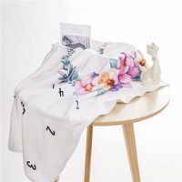 Paturica plusata pentru fotografii 100x150 cm Model Flori - 2