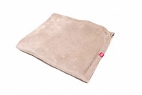 Paturica pufoasa de plus bej KidsDecor din polyester 120x150 cm - 5