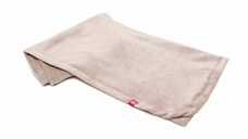 Paturica pufoasa de plus bej KidsDecor din polyester 120x150 cm