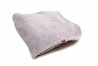Paturica pufoasa de plus gri KidsDecor din polyester 75x75 cm - 5