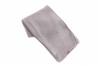 Paturica pufoasa de plus gri KidsDecor din polyester 75x75 cm - 2