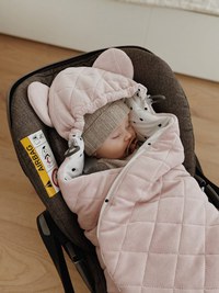 Paturica universala pentru scoica auto bumbaccatifea Royal Baby Pink Sleepee 3 tog - 3