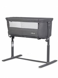 Patut Co-Sleeper 2 in 1 pentru copii Colibro Nap Bassinet, cu saltea inclusa, inaltime reglabila pe 9 nivele si unghi de inclinare de 30 de grade, dimensiuni 90 x 58 cm, Onyx - 1