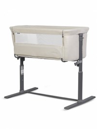 Patut Co-Sleeper 2 in 1 pentru copii Colibro Nap Bassinet, cu saltea inclusa, inaltime reglabila pe 9 nivele si unghi de inclinare de 30 de grade, dimensiuni 90 x 58 cm, Taupe - 1