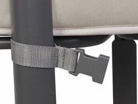 Patut Co-Sleeper 2 in 1 pentru copii Colibro Nap Bassinet, cu saltea inclusa, inaltime reglabila pe 9 nivele si unghi de inclinare de 30 de grade, dimensiuni 90 x 58 cm, Taupe - 3