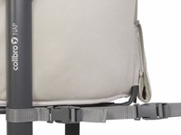 Patut Co-Sleeper 2 in 1 pentru copii Colibro Nap Bassinet, cu saltea inclusa, inaltime reglabila pe 9 nivele si unghi de inclinare de 30 de grade, dimensiuni 90 x 58 cm, Taupe - 4