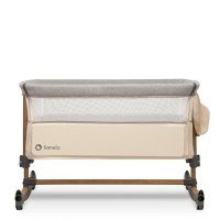 Patut Co-Sleeper cu balansare Leonie Beige Sand Lionelo - 9