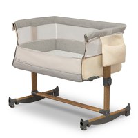 Patut Co-Sleeper cu balansare Leonie Beige Sand Lionelo - 10