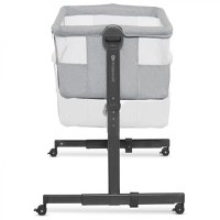 Patut Co Sleeper Kinderkraft Bedside Neste Up 2 gri deschis - 2