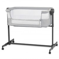 Patut Co Sleeper Kinderkraft Bedside Neste Up 2 gri deschis - 4