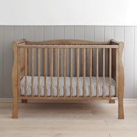 Patut din lemn masiv transformabil pentru bebe si junior Noble Vintage 140 x 70 cm - 1