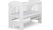 Patut din lemn pentru copii Klups Nel Cloud Alb