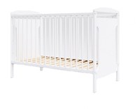 Patut din lemn pentru copii, Nichiduta Anya Whie, cu somiera reglabila pe 3 inaltimi distincte, dimensiune exterioara 125 x 65 cm - 6