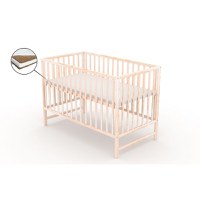 Patut fara sertar Vessanti Clasico Natur + Saltea Cocos 8 cm - 4