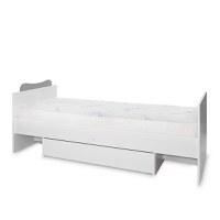 Patut modular multifunctional 5 configurari diferite 190 x 72 cm Multi White Stone Grey - 5