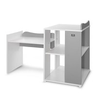 Patut modular multifunctional 5 configurari diferite 190 x 72 cm Multi White Stone Grey - 6