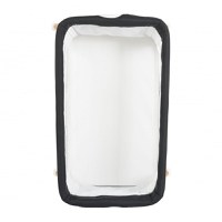 Patut pentru bebelusi Moni Kalinihta Premium Black 90x53x74 cm, cu suport pentru accesorii,plasa insecte si saltea inclusa, recomandat de la nastere pana la o greutate de maxim 11 kg - 1