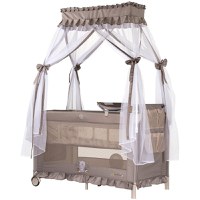 Patut pentru copii Chipolino Palace Bear beige pliabil - 4
