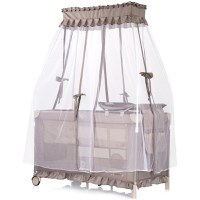 Patut pentru copii Chipolino Palace Bear beige pliabil - 1