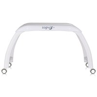 Patut pentru copii Chipolino Sogno 2 in 1 grey cu leganare si cantar integrat - 7