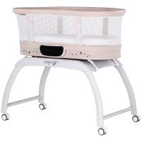 Patut pentru copii Chipolino Sogno 2 in 1 macadamia cu leganare si cantar integrat - 7