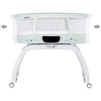 Patut pentru copii Chipolino Sogno 2 in 1 pastel green cu leganare si cantar integrat - 2