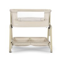 Patut pentru copii Lorelli Layla Beige 2 in 1 Co Sleeper, cu latura pliabila, reglabil pe inaltime, sistem anti-reflux - 6