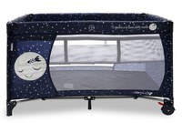 Patut pliabil Asalvo cu 2 nivele Smooth Moon - 1