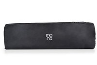 Patut pliabil copii cu laterala culisanta Moni Next level Grey,3 variante de folosire,2 nivele,saltea pliabila inclusa,curea fixare la patul parintilor,laterale din plasa pentru ventilatie,geanta transport,125x65x74cm - 4