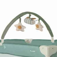 Patut pliabil Jane One Level Botanic cu roti, arcada cu jucarii, geanta de transport, un nivel - 5