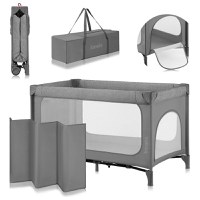 Patut pliabil Lionelo Jasmin Easy Fold gri - 8