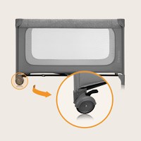 Patut pliabil Lionelo Jasmin Easy Fold gri - 9