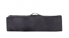 Patut pliabil multifunctional Cangaroo SkyGlow Black 2in1 cu 2 nivele si accesorii incluse