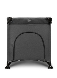 Patut pliabil pentru copii Caretero Basic Graphite cu un nivel,fereastra acces cu fermoar, saltea pliabila 120x690 cm si geanta transport incluse, greutate admisa 15 kg, dimensiune 125x66x75.5 cm - 2