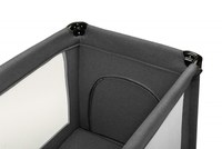 Patut pliabil pentru copii Caretero Basic Graphite cu un nivel,fereastra acces cu fermoar, saltea pliabila 120x690 cm si geanta transport incluse, greutate admisa 15 kg, dimensiune 125x66x75.5 cm - 7