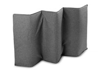 Patut pliabil pentru copii cu doua nivele,roti,fereastra cu fermoar,saltea pliabila si geanta transport incluse Caretero Basic Plus Graphite - 1