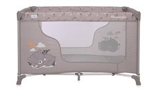 Patut pliabil pentru copii Lorelli Moonlight String Dream, deschidere laterala cu fermoar, geanta de transport