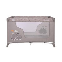 Patut pliabil pentru copii Lorelli Moonlight String Dream, deschidere laterala cu fermoar, geanta de transport - 1