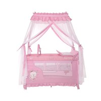Patut pliabil stil baldachin Magic Sleep cu accesorii Mellow Rose Ballerina Bear - 2