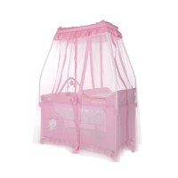 Patut pliabil stil baldachin Magic Sleep cu accesorii Mellow Rose Ballerina Bear - 3